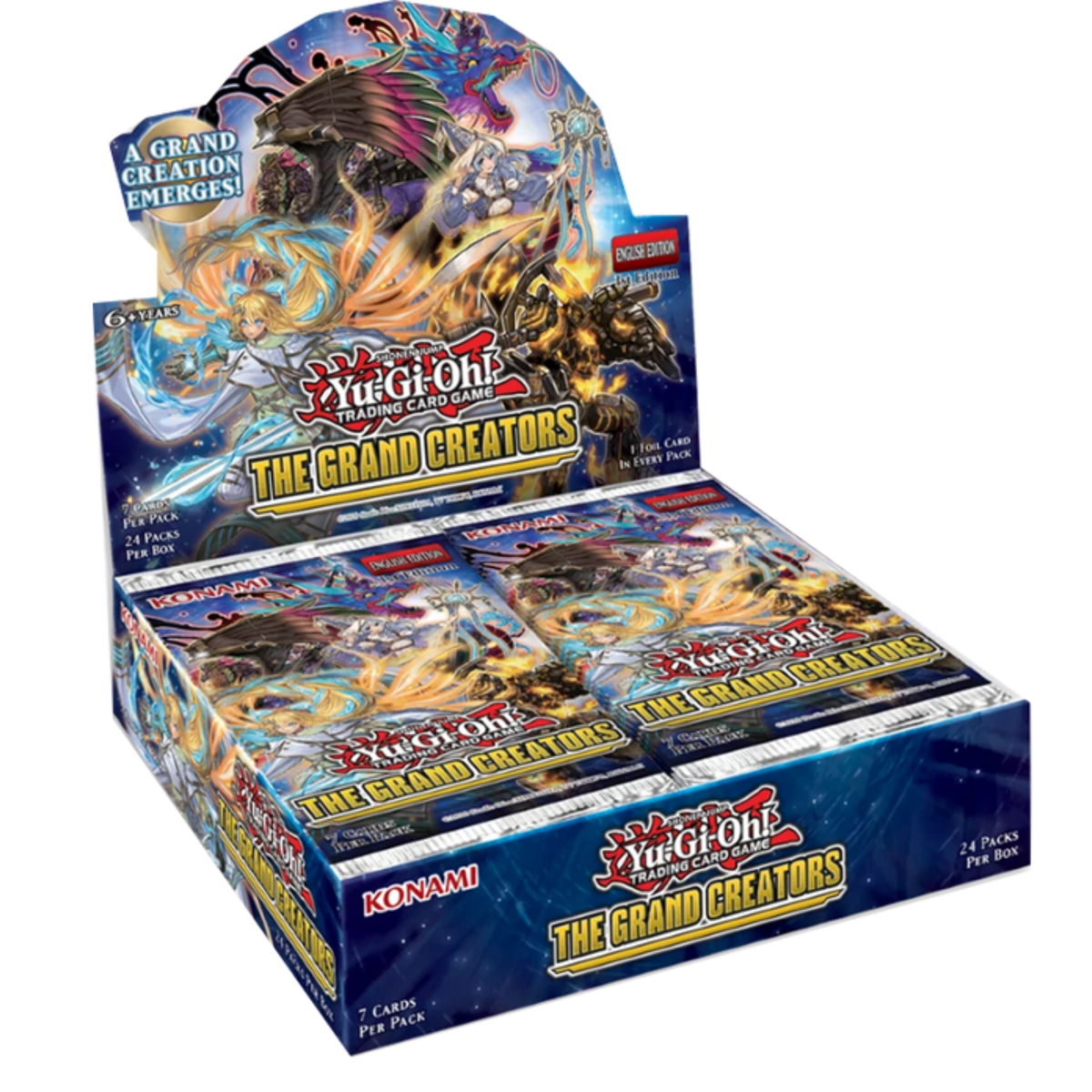 Yu-Gi-Oh! The Grand Creators GRCR Display (Englisch)