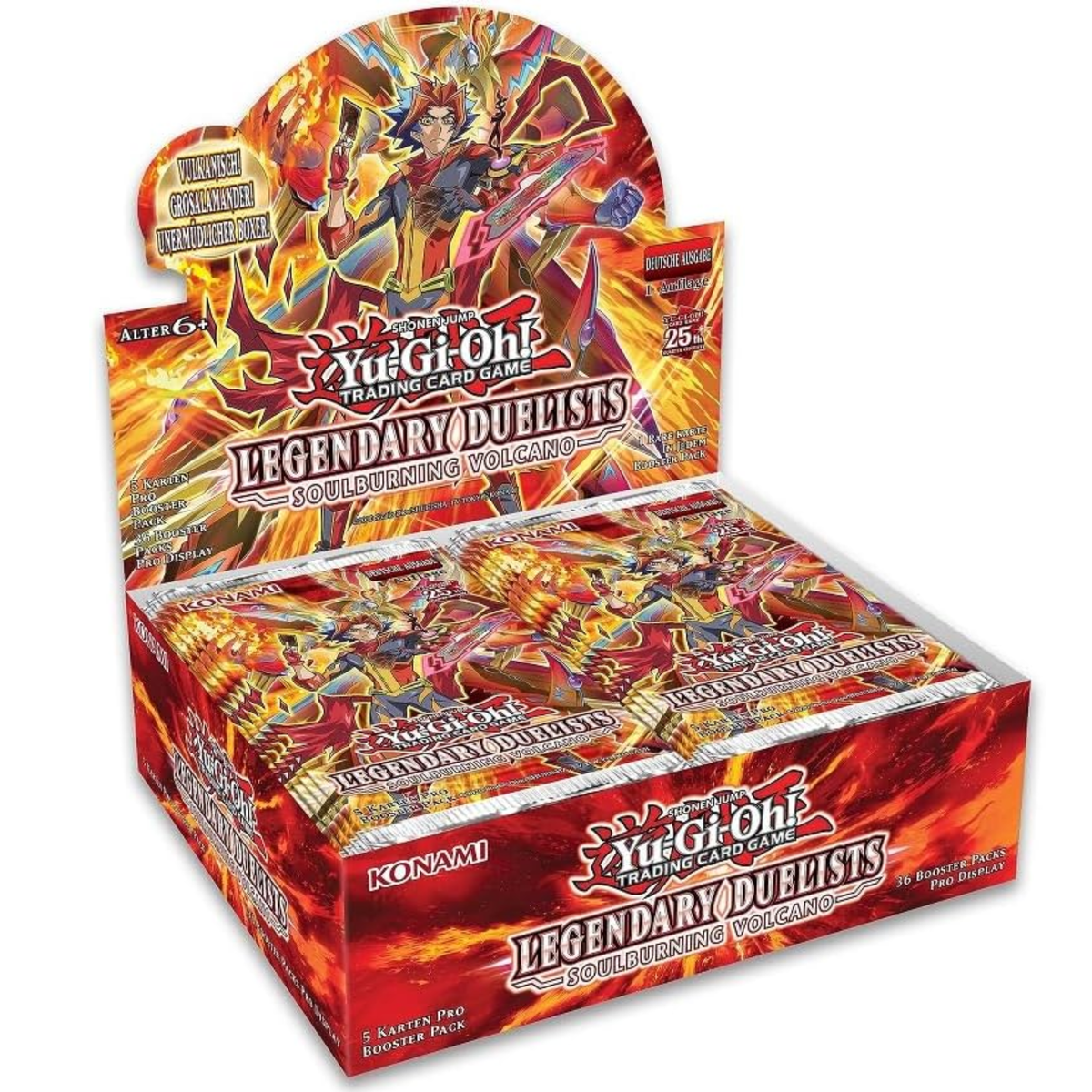Yu-Gi-Oh! Soulburning Volcano LD10 Booster-Display 1. Auflage (Deutsch)