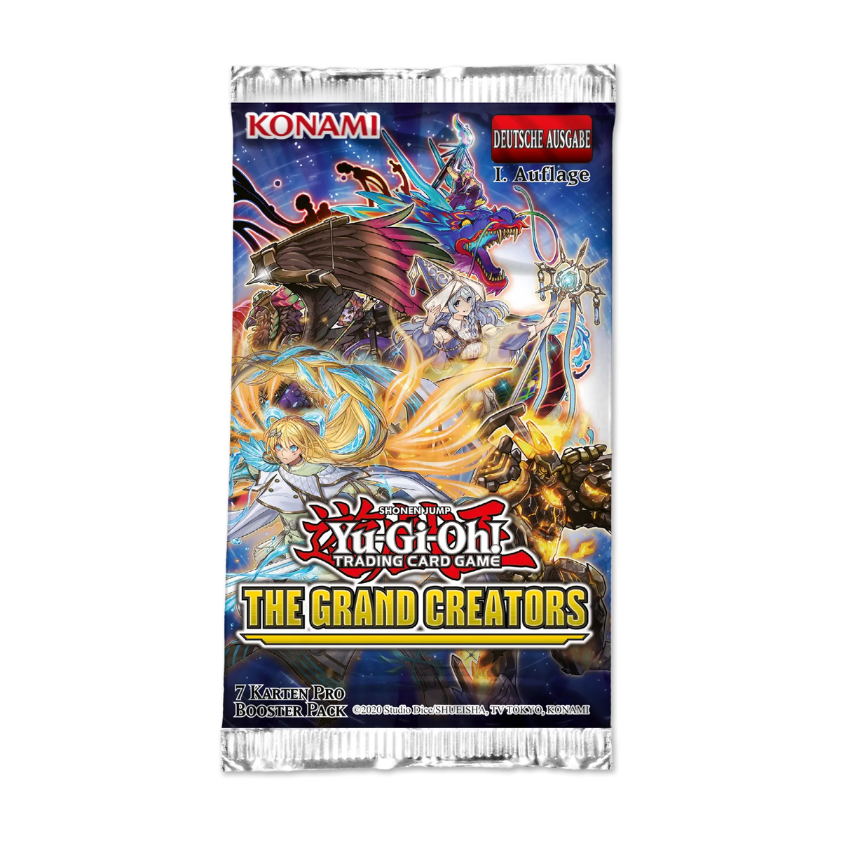 Yu-Gi-Oh! 4x Booster The Grand Creators GRCR Booster Bundle 1. Auflage (Deutsch)