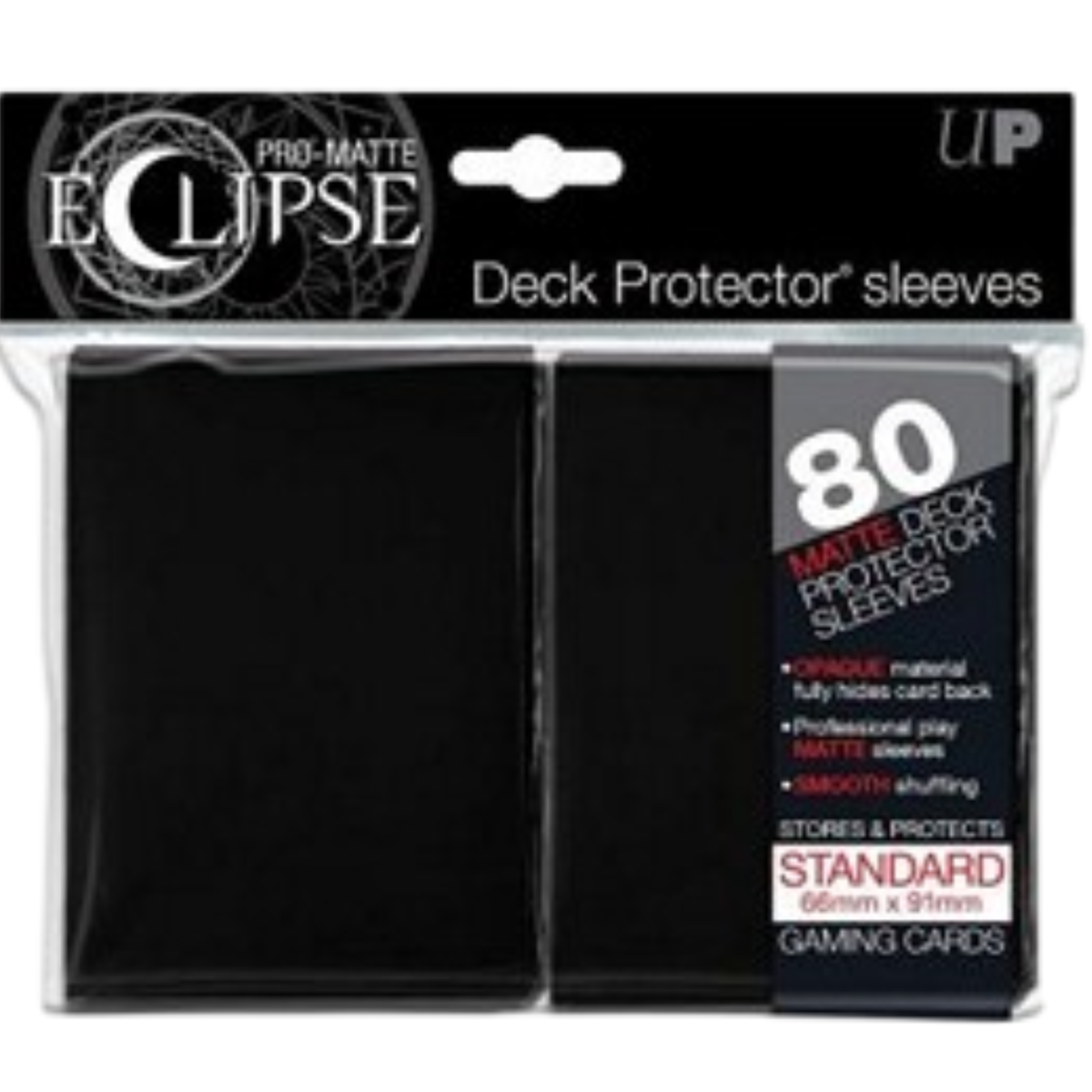 UltraPro Eclipse Matt Hüllen 80er Black (Standart Size)