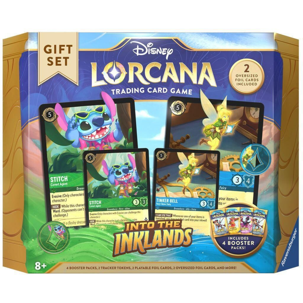 Lorcana - Giftbox - Into the Inklands - Stitch - Tinkerbell - Englisch