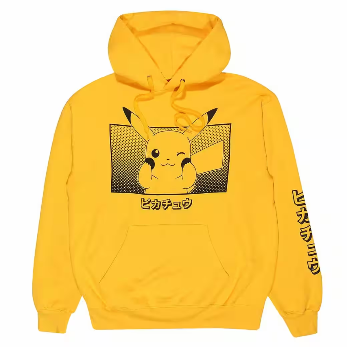 Pokémon - Hoodie Pikachu Katakana - Größe M