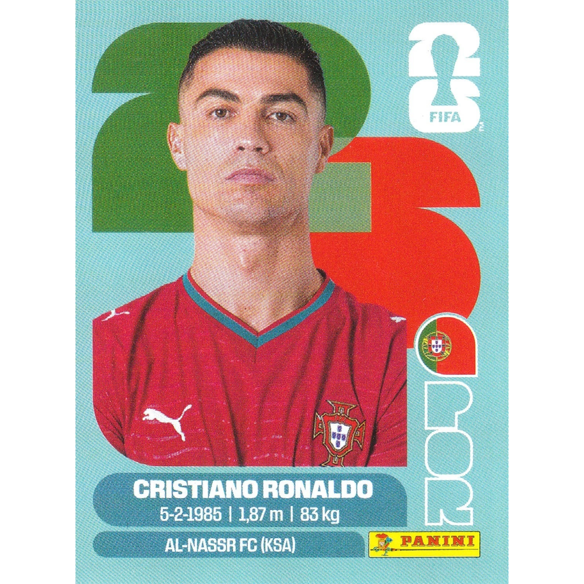 Panini 2026 World Cup WM America Sticker Christiano Ronaldo