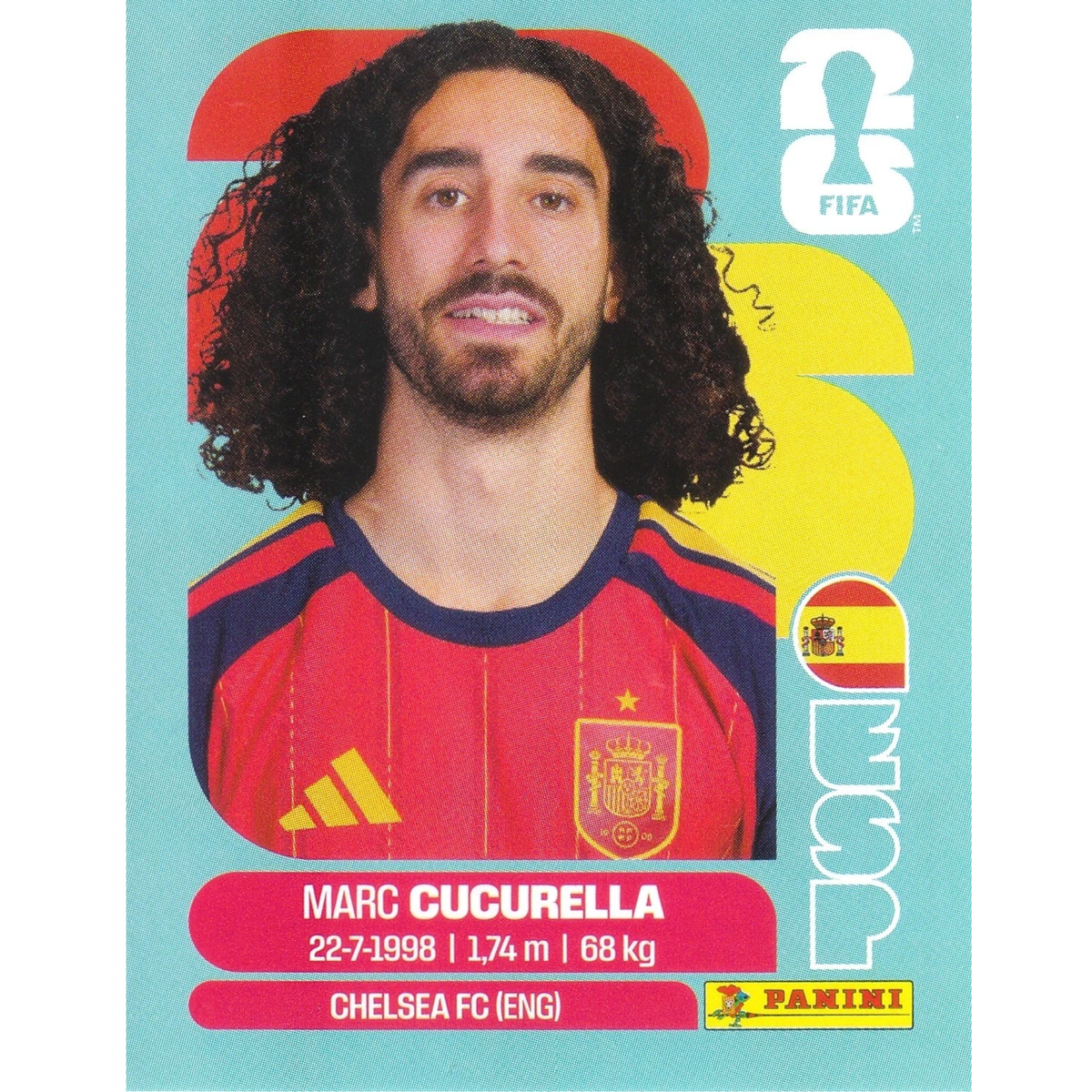Panini 2026 World Cup WM America Sticker Marc Cucurella