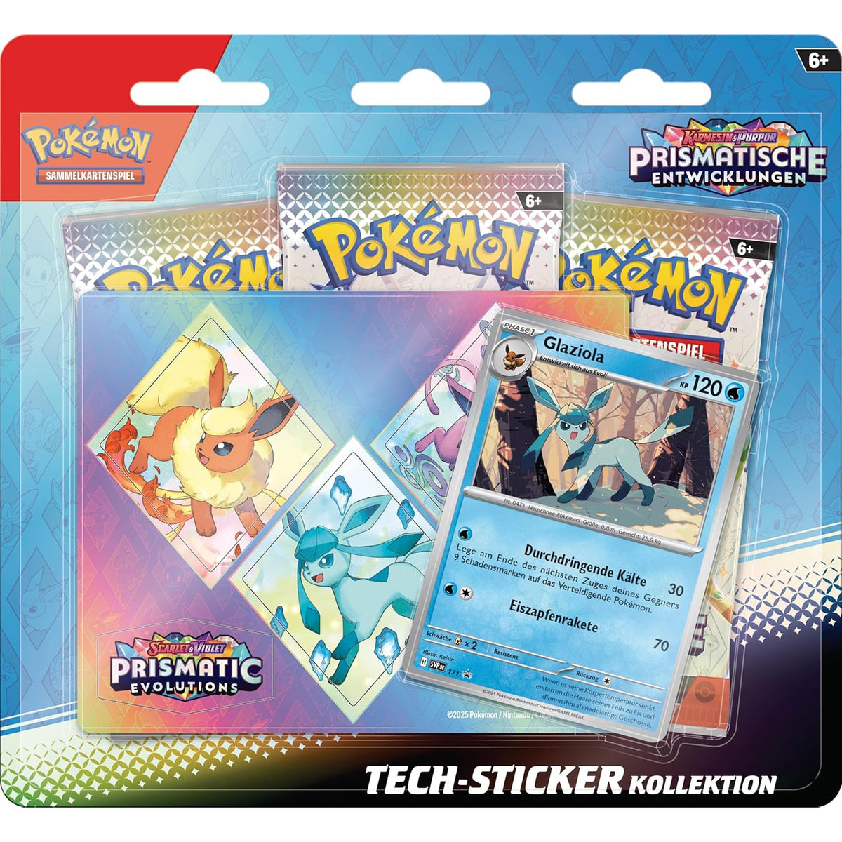 Karmesin & Purpur Prismatische Entwicklungen Tech-Sticker-Kollektion - Glaziola (DE)