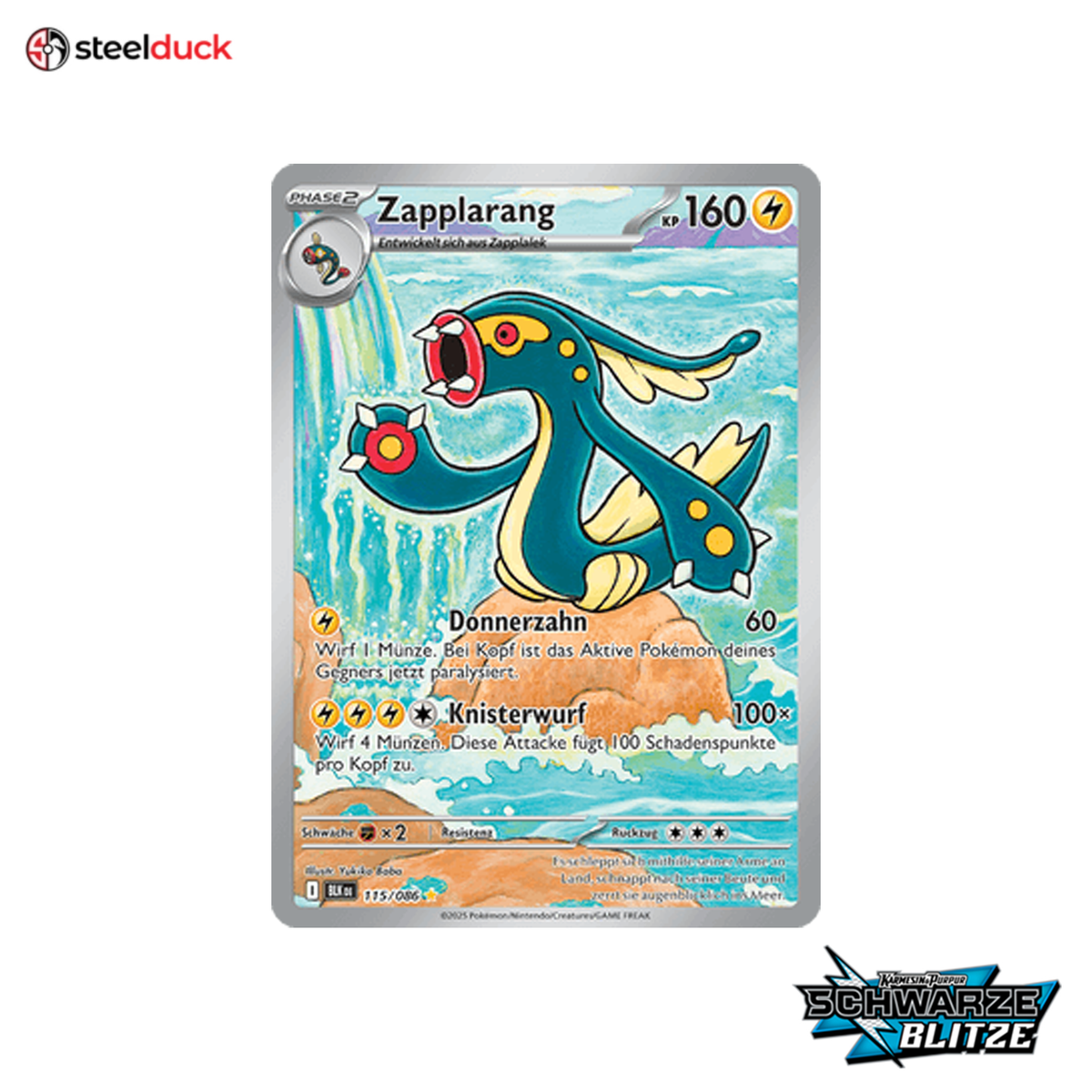 Zapplarang (115/086) Schwarze Blitze - Illustration Rare