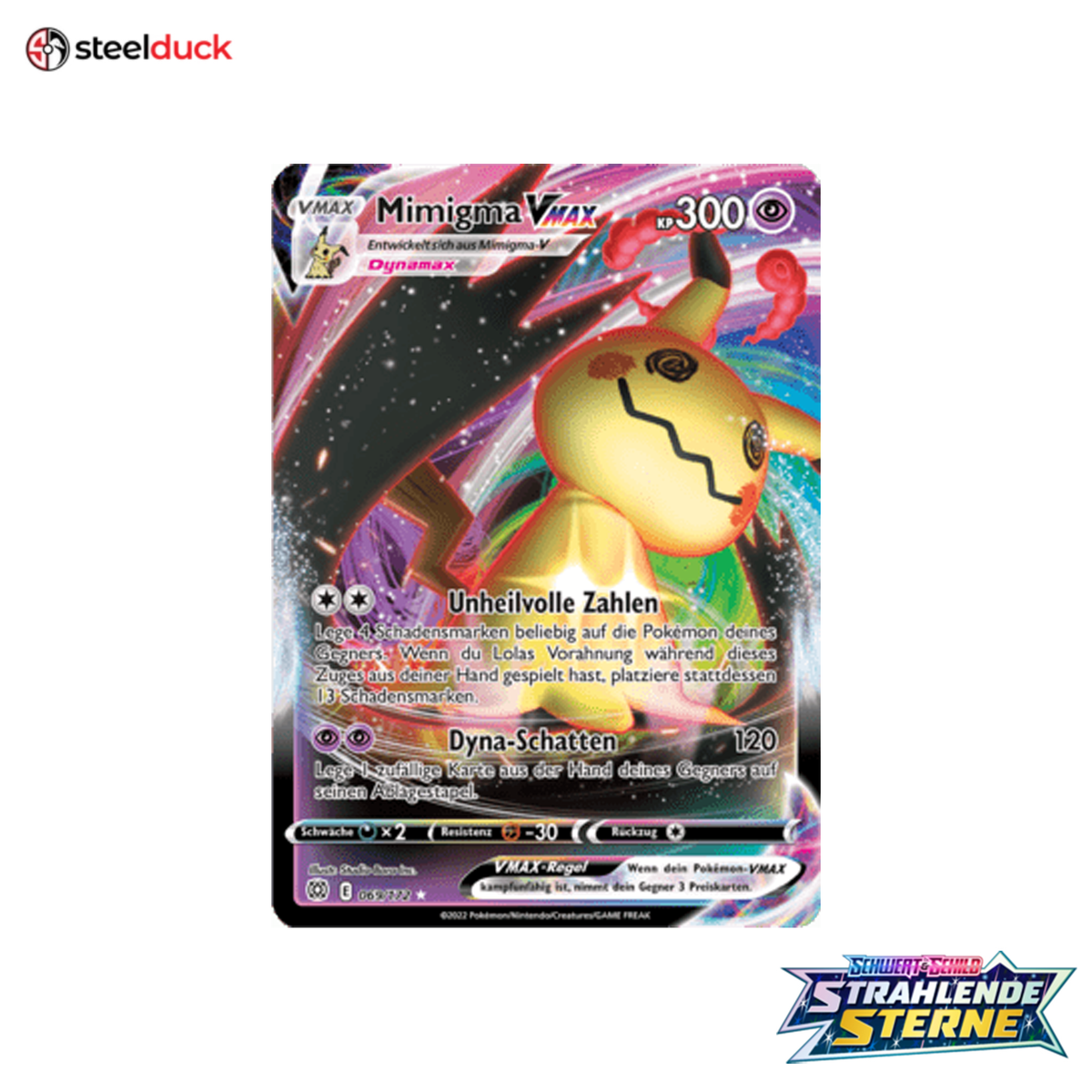 Mimigma VMAX (069/172) Strahlende Sterne - Holo Rare VMAX
