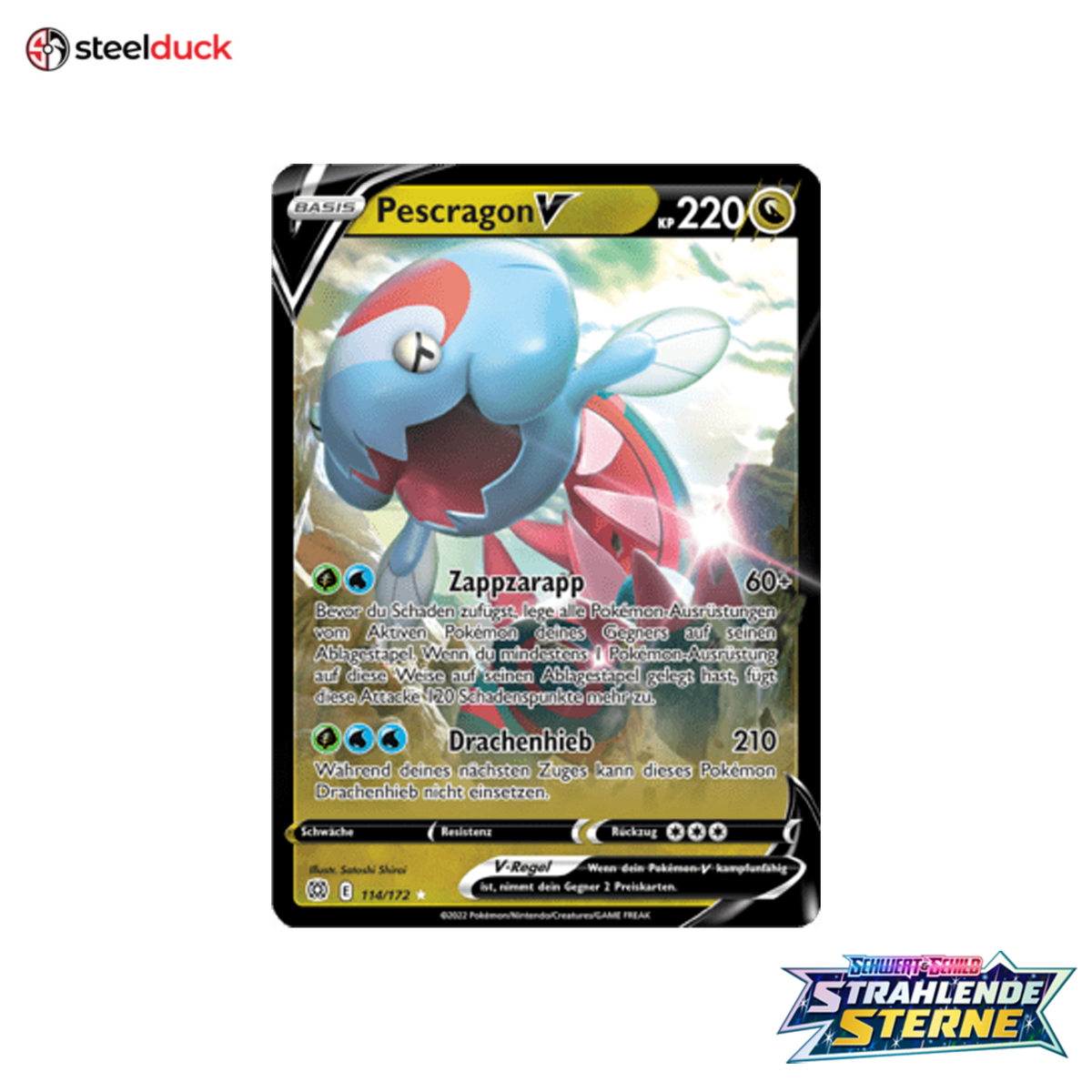 Pescragon V (114/172) Strahlende Sterne - Holo Rare V