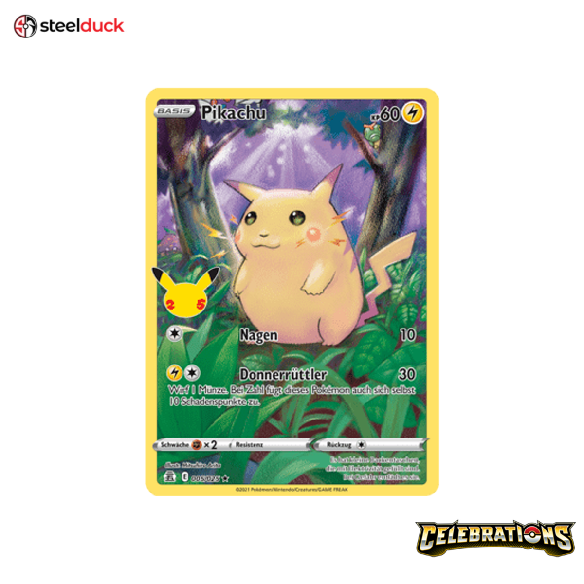 Pikachu (005/025) Celebrations - Holo Rare