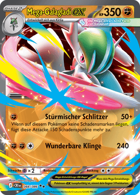 Mega-Galagladi ex (048/086) Wachsendes Chaos - Double Rare