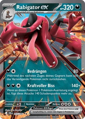 Rabigator ex (055/086) Wachsendes Chaos - Double Rare
