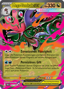 Mega-Tandrak ex (065/086) Wachsendes Chaos - Double Rare