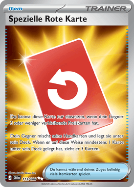 Spezielle Rote Karte (113/086) Wachsendes Chaos - Ultra Rare