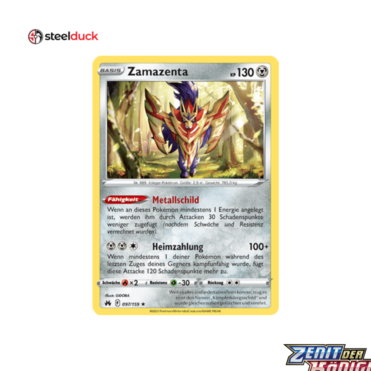 Zamazenta (097/159) Zenit der Könige - Holo Rare