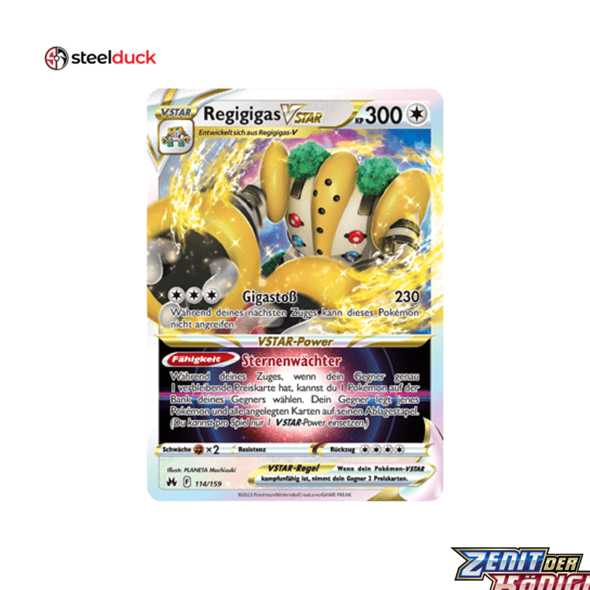 Regigigas VSTAR (114/159) Zenit der Könige - Holo Rare VSTAR