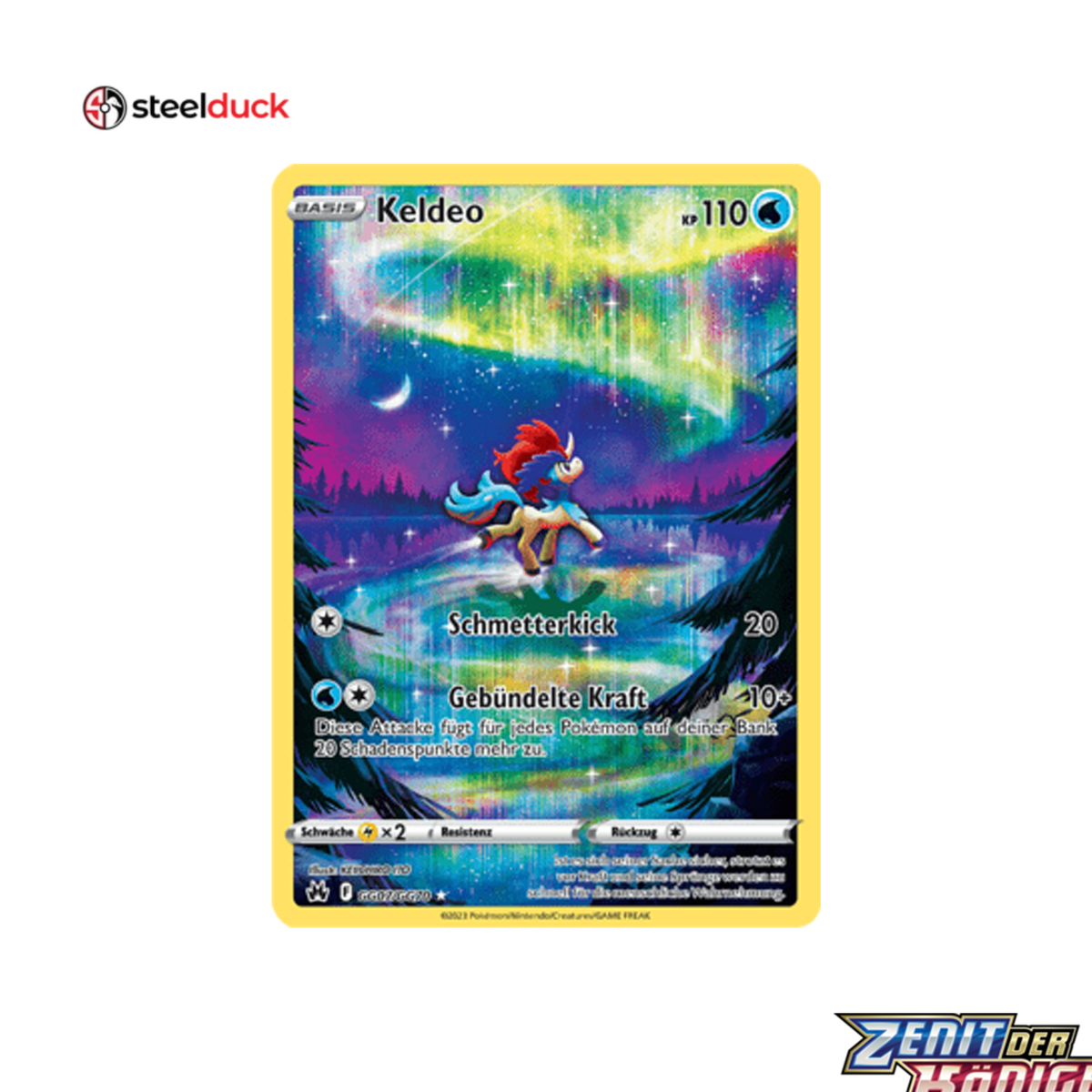 Keldeo (GG07/GG70) Zenit der Könige - Illustration Rare