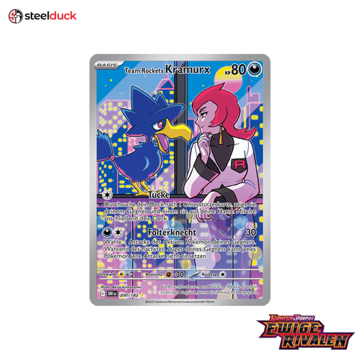 Team Rockets Kramurx (200/182) Ewige Rivalen - Illustration Rare