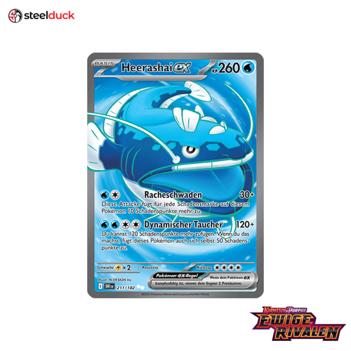 Heerashai ex (211/182) Ewige Rivalen - Ultra Rare