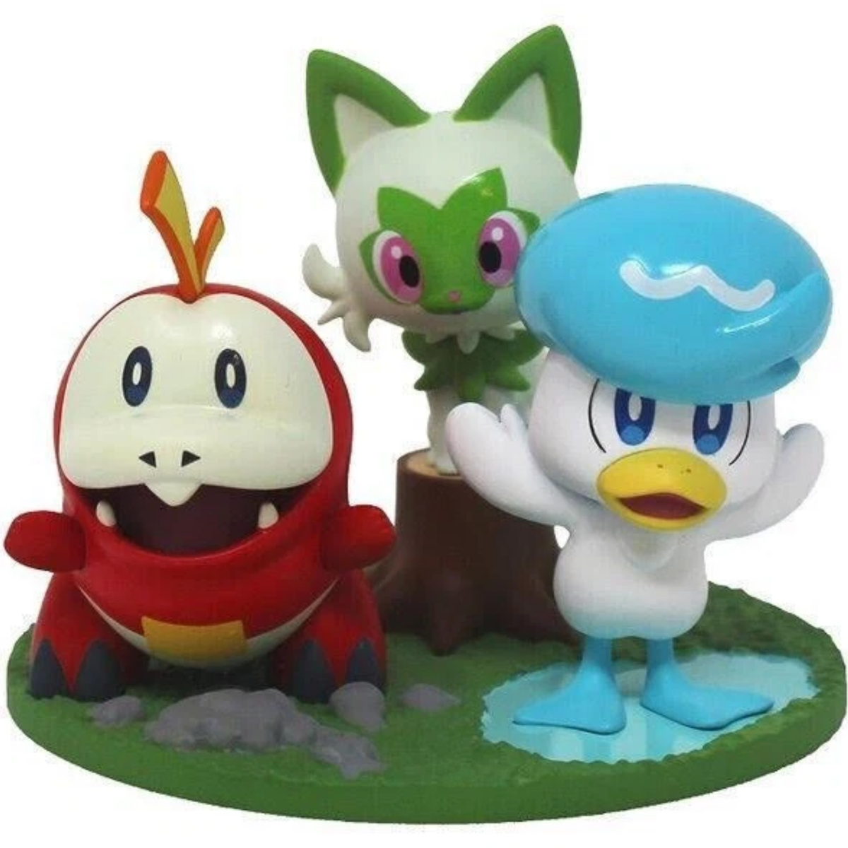 Pokemon - Paldea-Starter-Trio-Figur Vorbestellerbonus zu Karmesin und Purpur