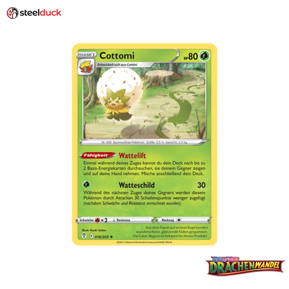 Cottomi (016/203) Drachenwandel - Holo Rare