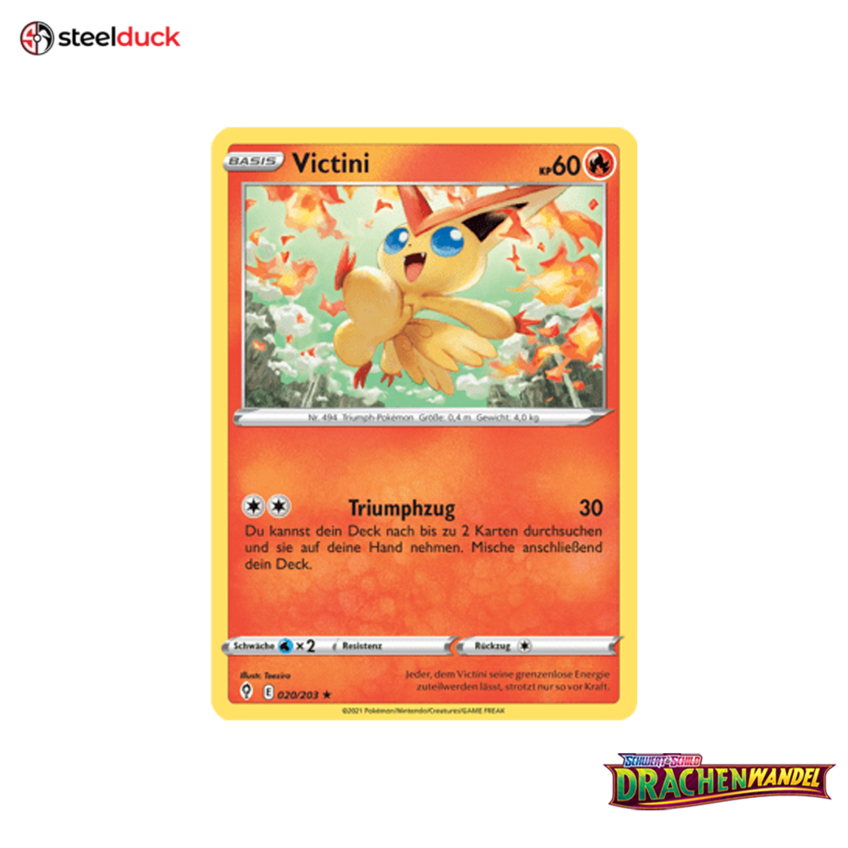 Victini (020/203) Drachenwandel - Holo Rare