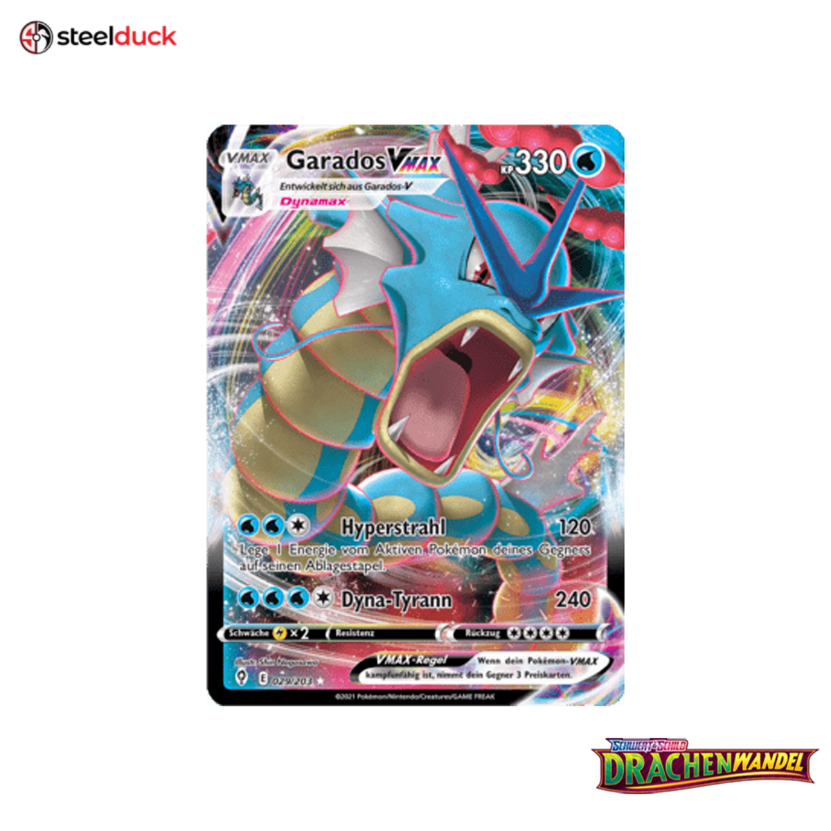 Garados VMAX (029/203) Drachenwandel - Holo Rare VMAX