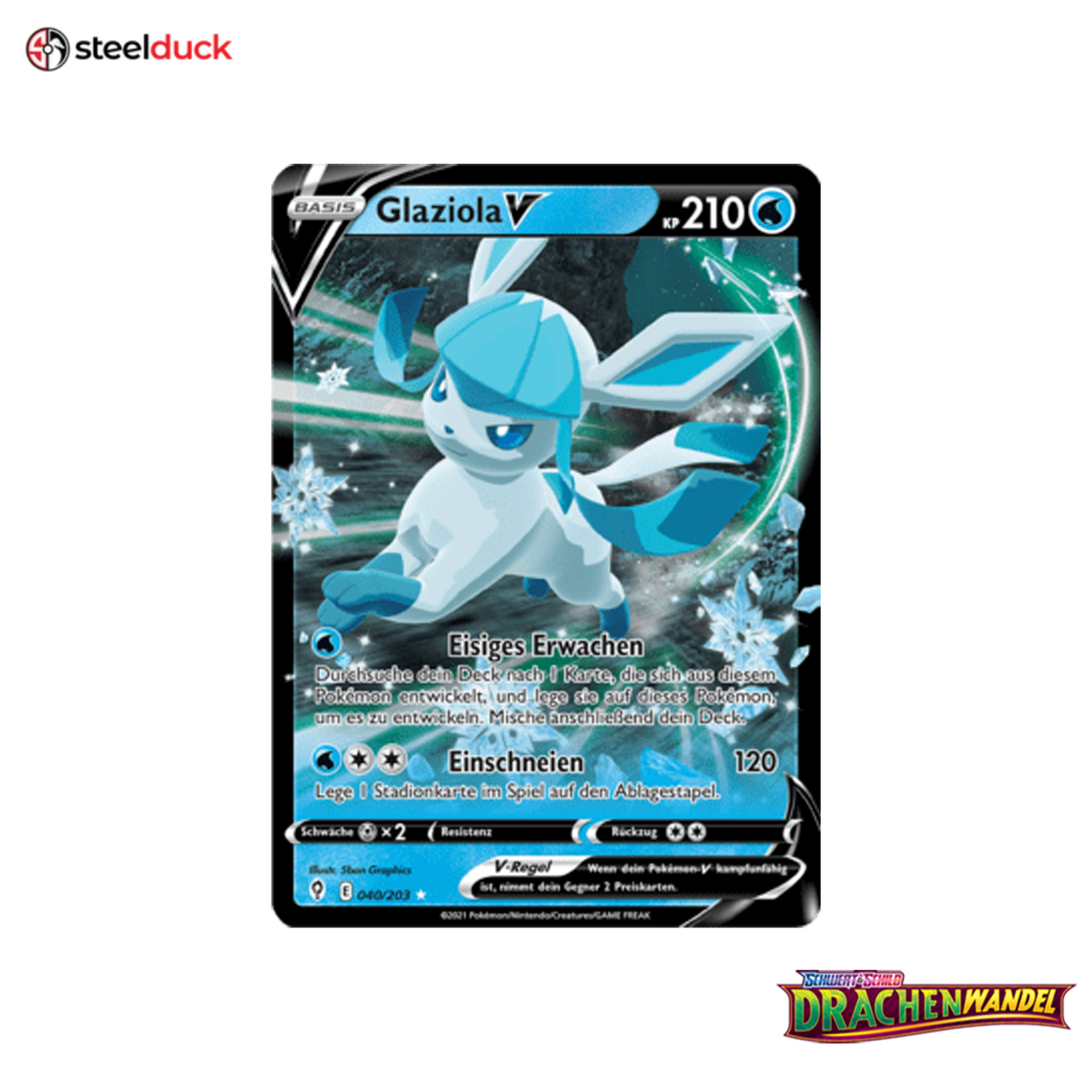 Glaziola V (040/203) Drachenwandel - Holo Rare V