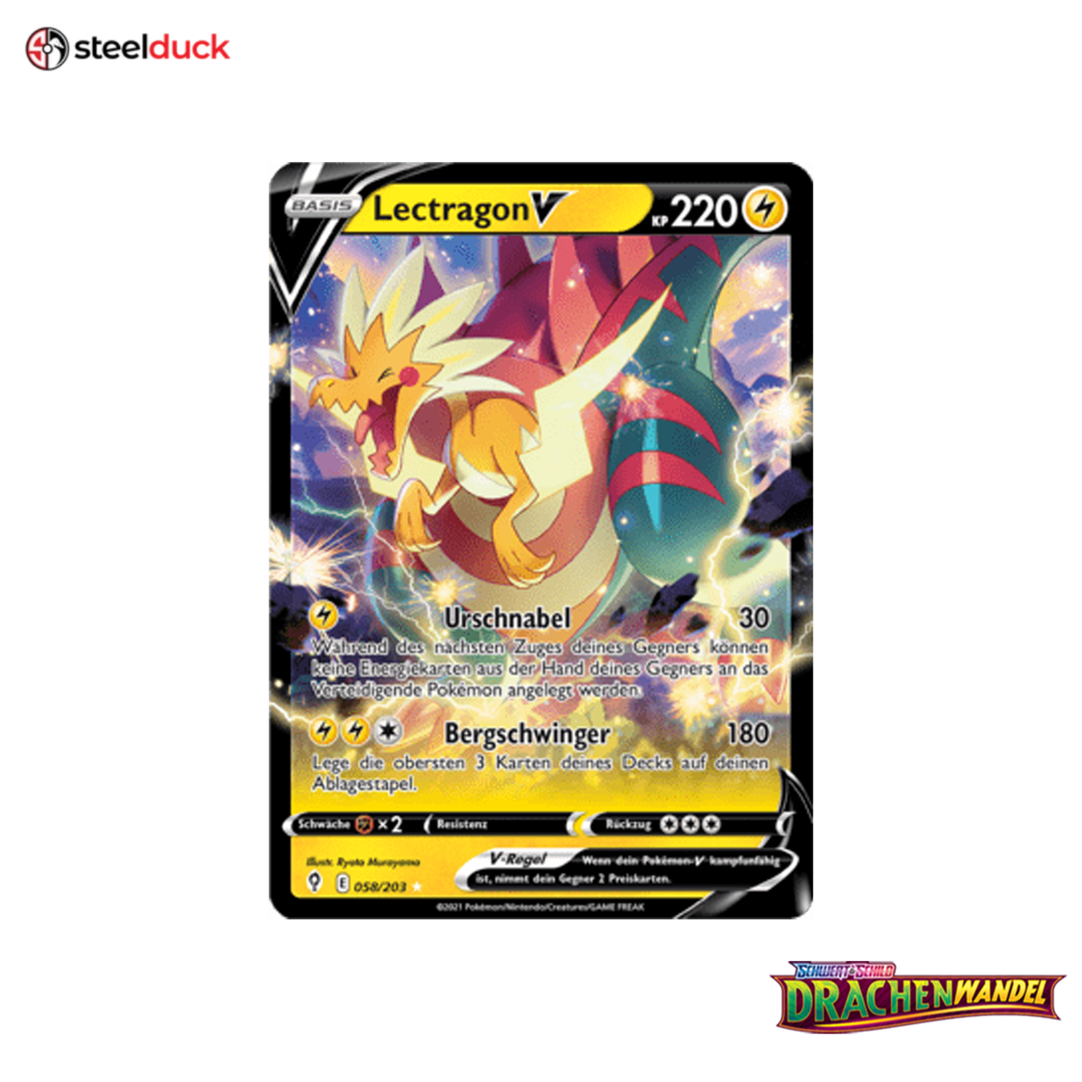 Lectragon V (058/203) Drachenwandel - Holo Rare V