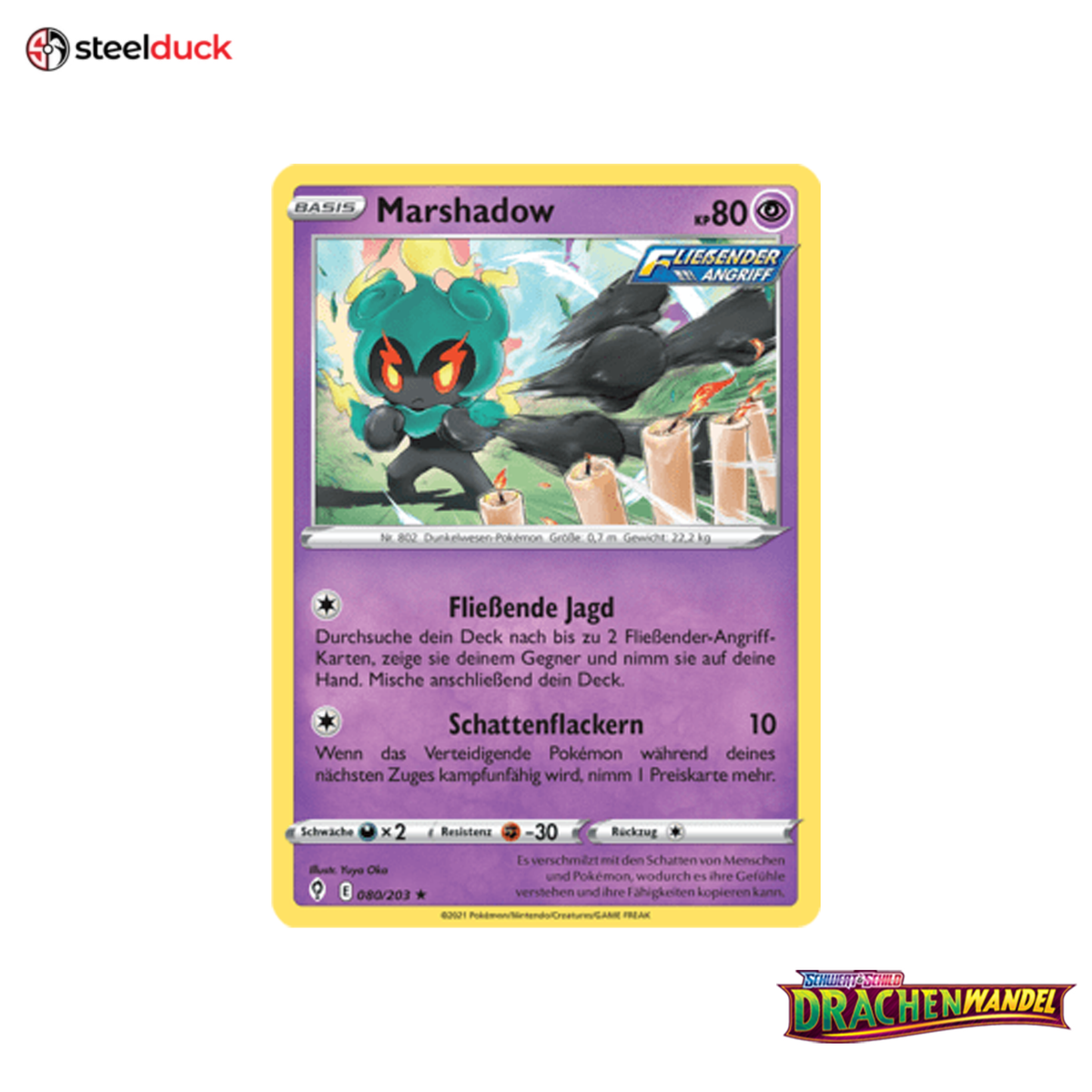 Marshadow (080/203) Drachenwandel - Holo Rare