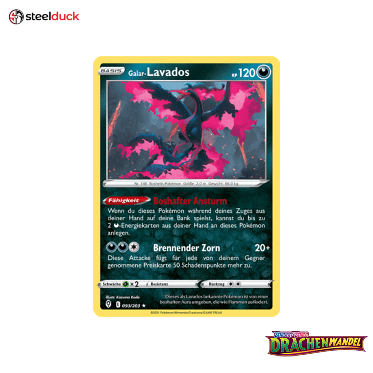 Galar-Lavados (093/203) Drachenwandel - Holo Rare