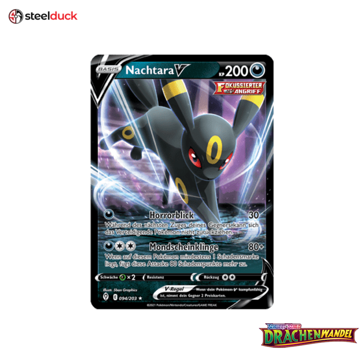 Nachtara V (094/203) Drachenwandel - Holo Rare V