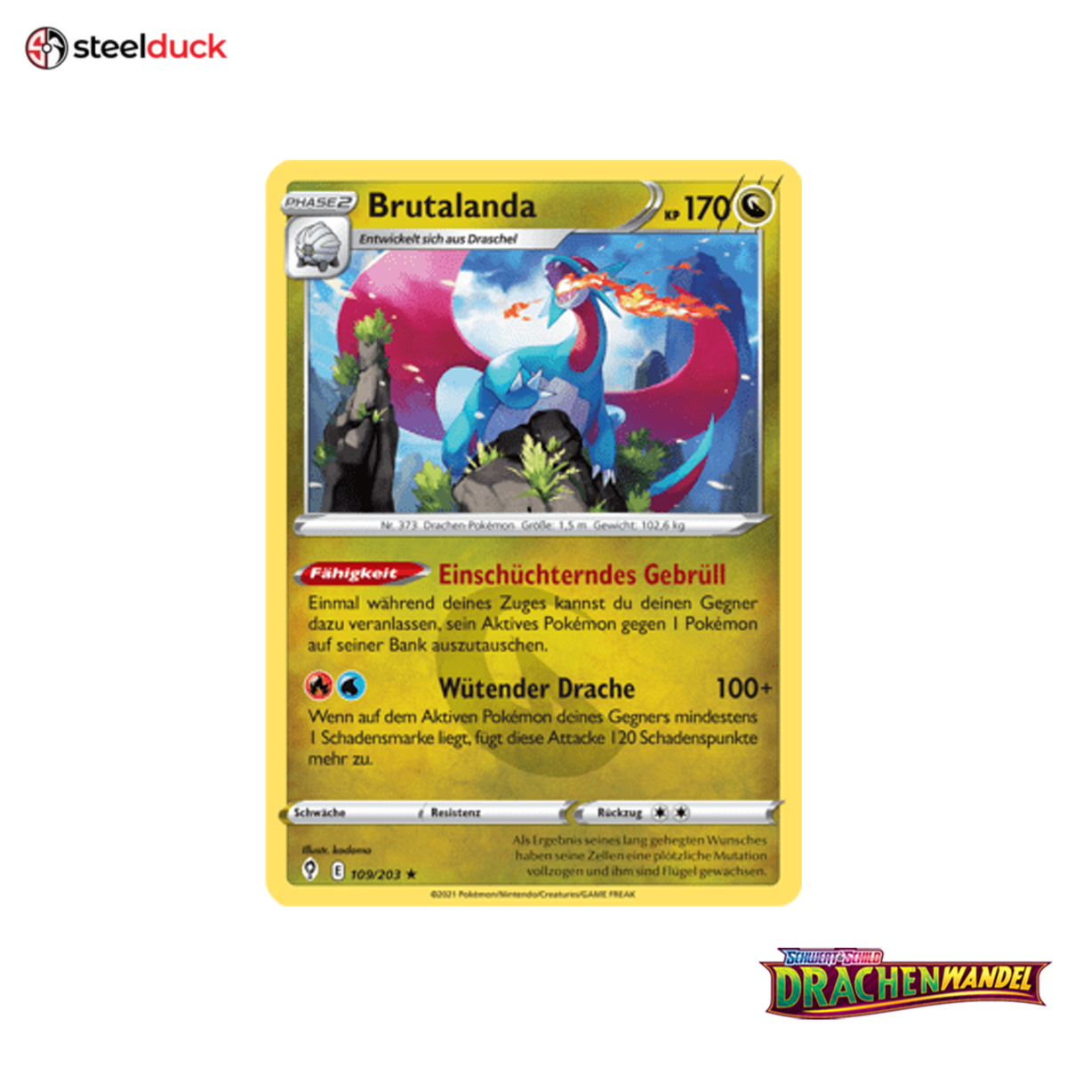 Brutalanda (109/203) Drachenwandel - Holo Rare