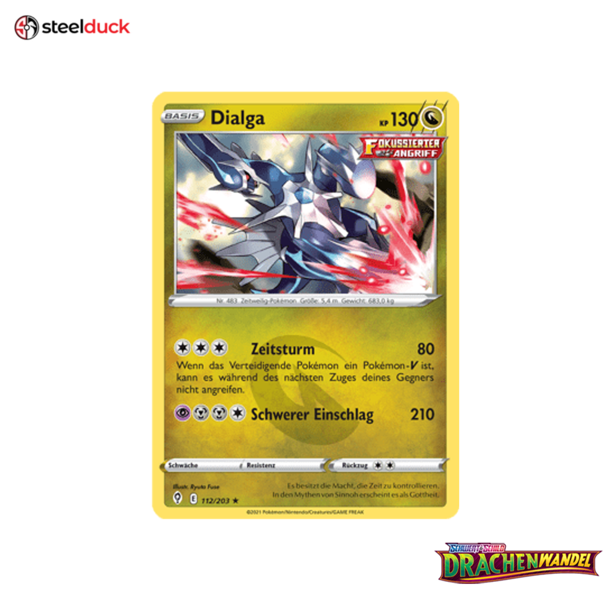 Dialga (112/203) Drachenwandel - Holo Rare