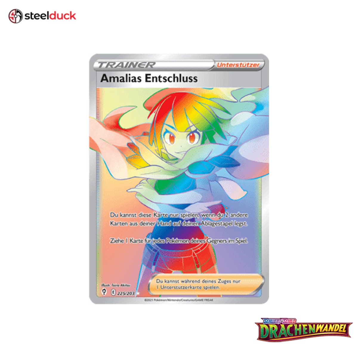 Amalias Entschluss (225/203) Drachenwandel - Rainbow Rare