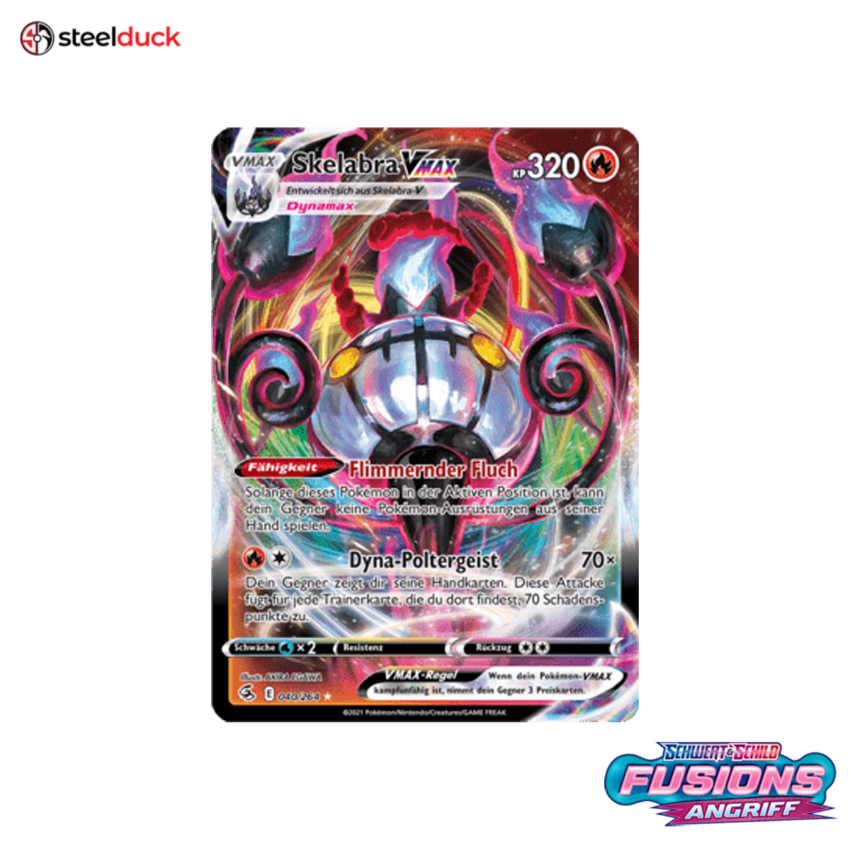Skelabra VMAX (040/264) Fusionsangriff - Holo Rare VMAX