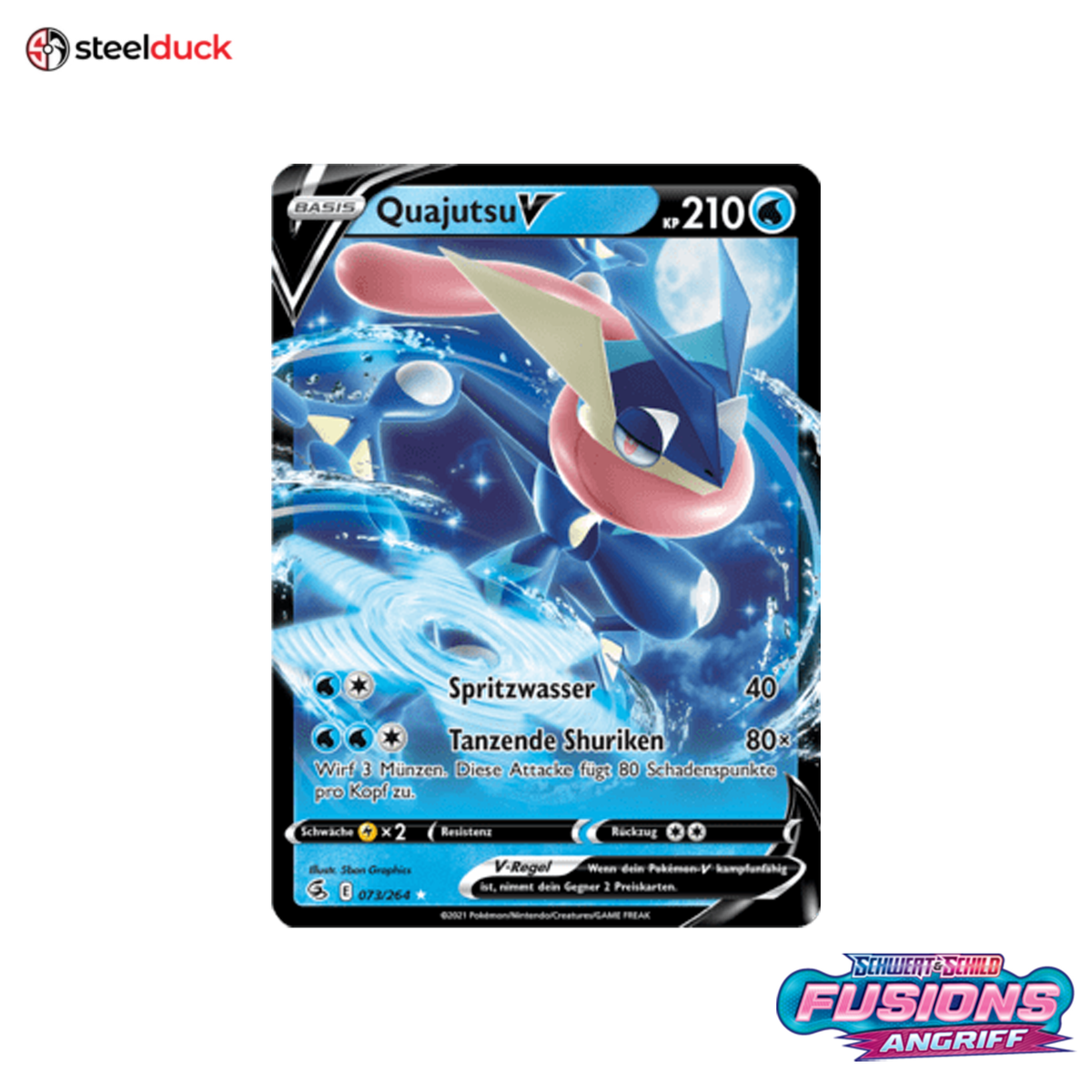 Quajutsu V (073/264) Fusionsangriff - Holo Rare V