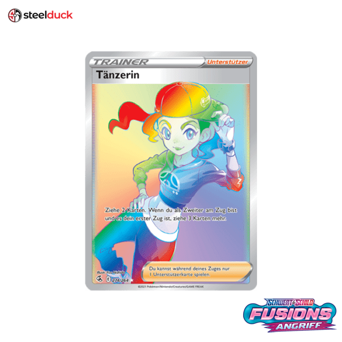 Tänzerin (274/264) Fusionsangriff - Rainbow Rare