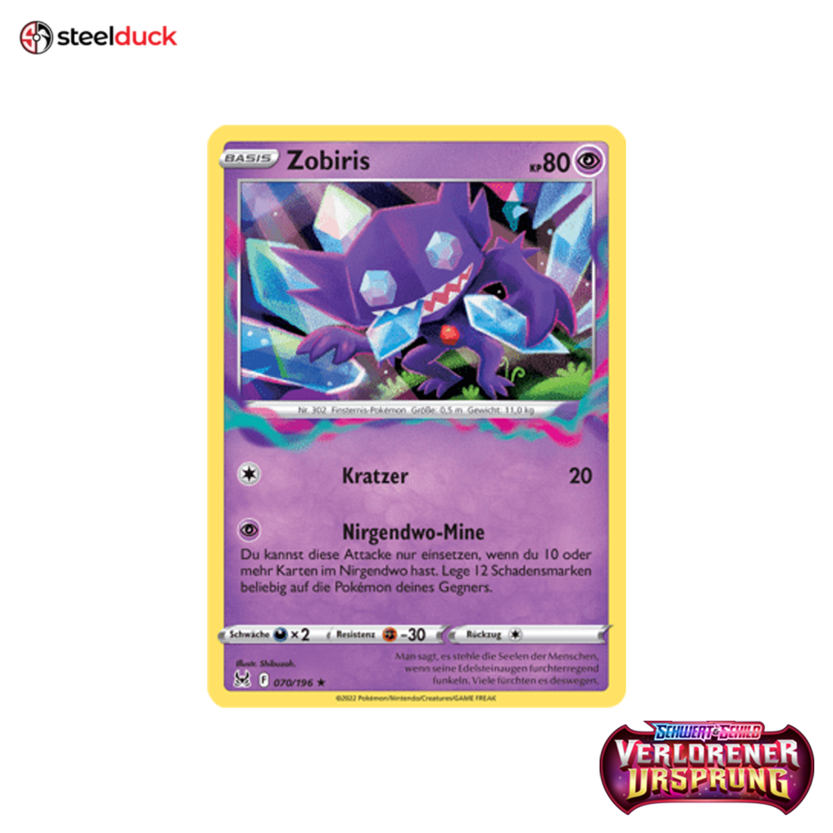 Zobiris (070/196) Verlorener Ursprung - Holo Rare