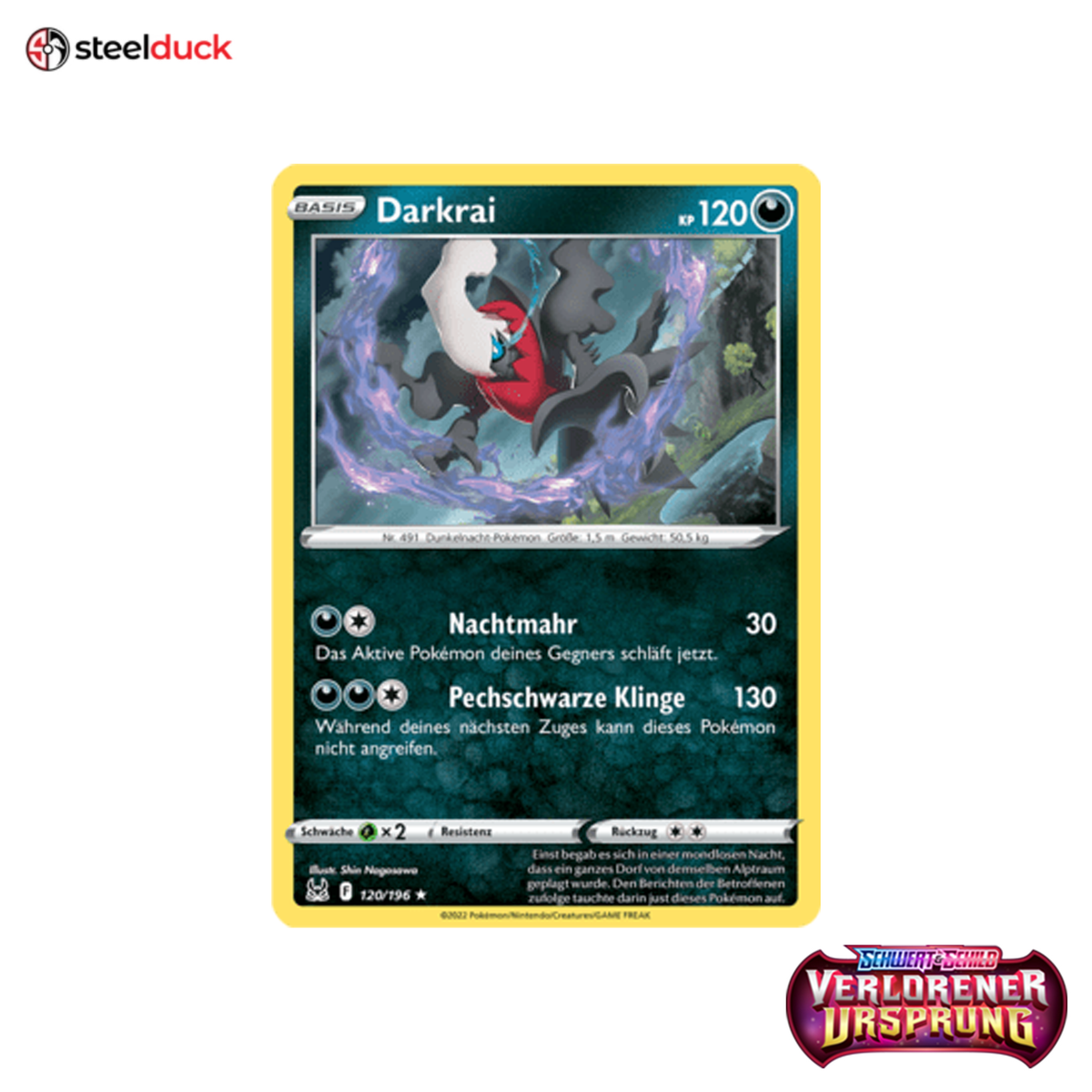 Darkrai (120/196) Verlorener Ursprung - Holo Rare