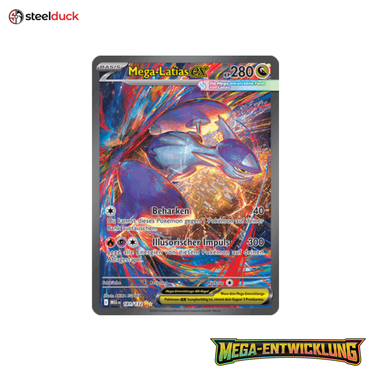 Mega-Latias ex (181/132) Mega-Entwicklung - Special Illustration Rare