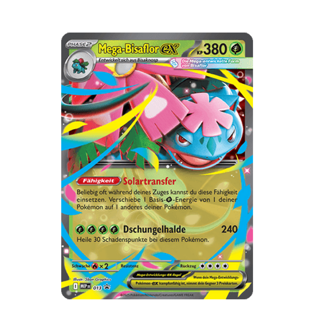 Mega-Bisaflor ex (013) ME Black Star Promos