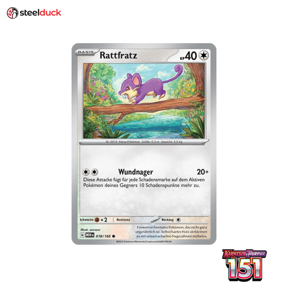Rattfratz (019/165) 151 - Common