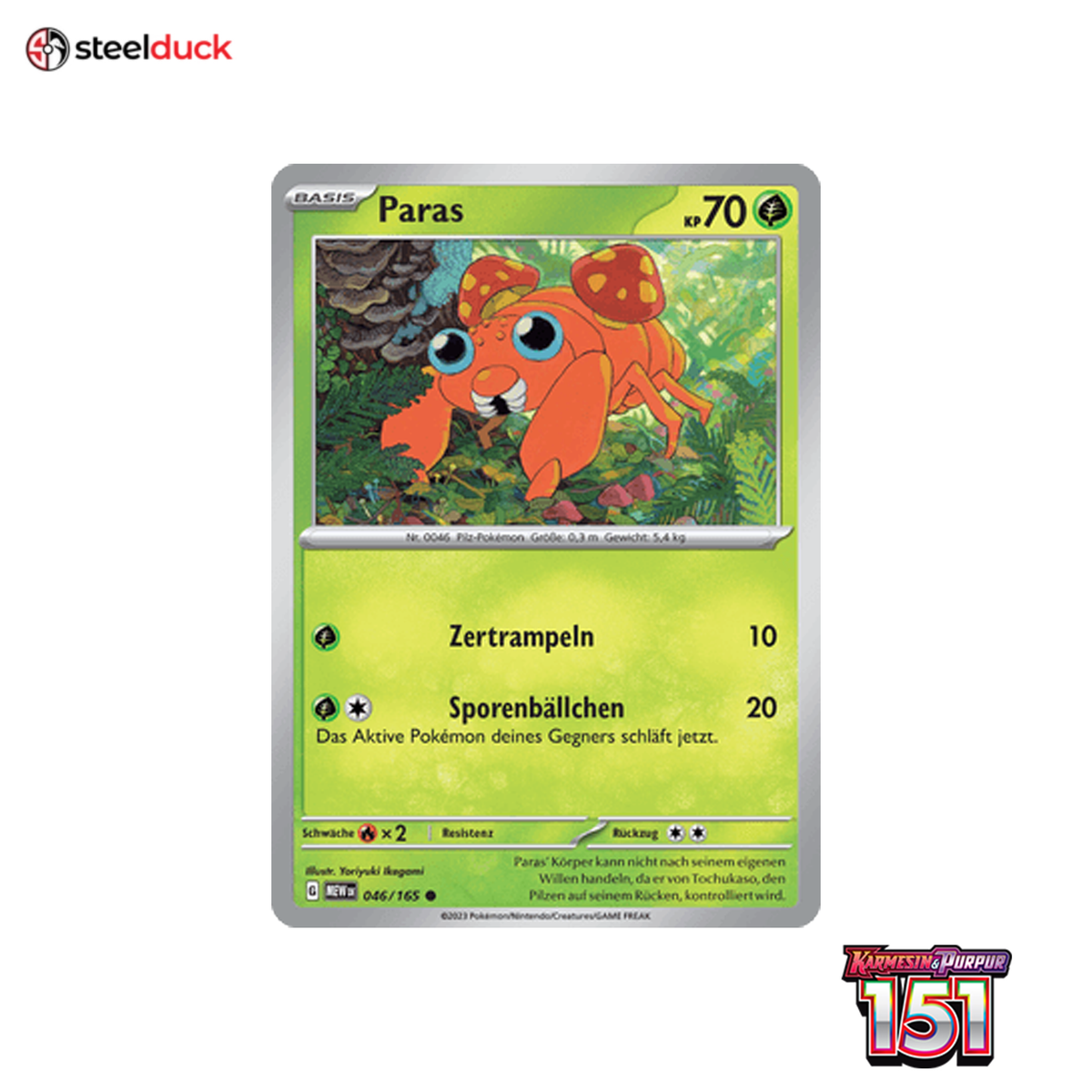Paras (046/165) 151 - Common