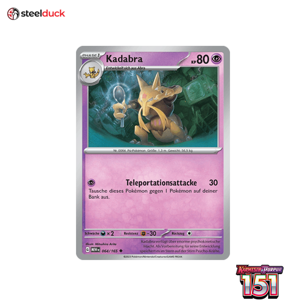 Kadabra (064/165) 151 - Uncommon