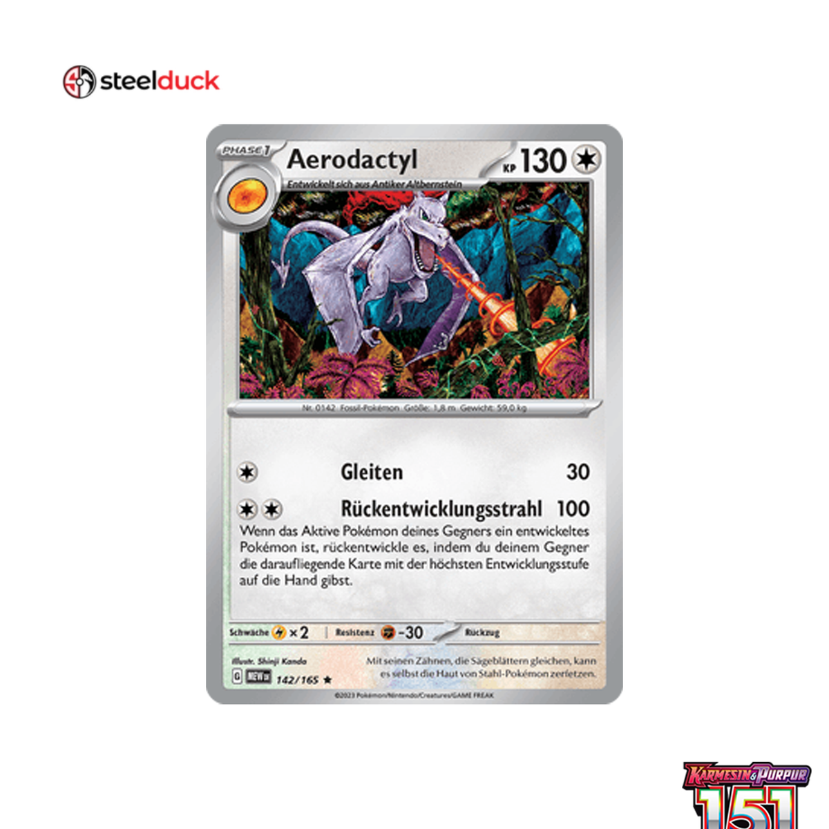 Aerodactyl (142/165) 151 - Rare