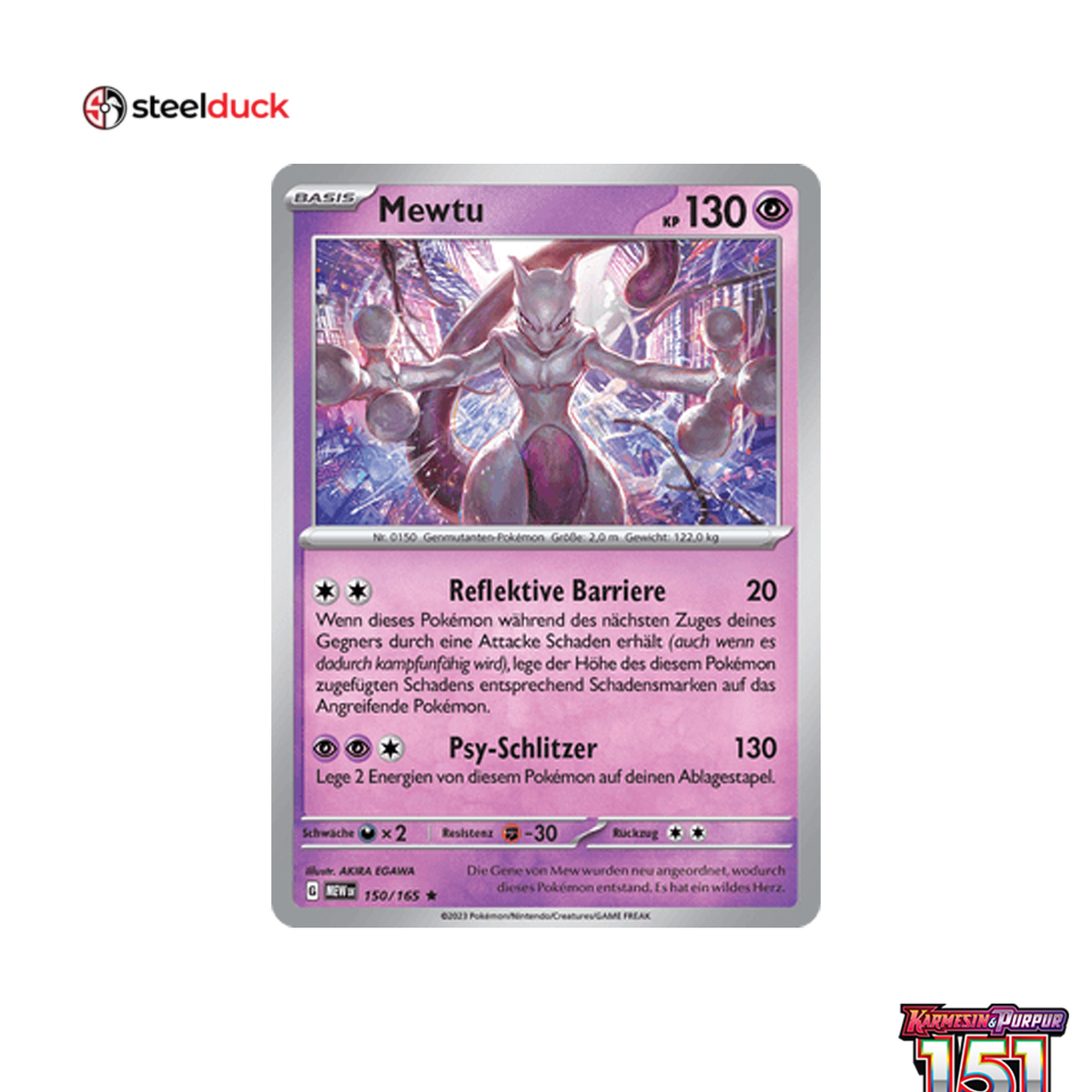 Mewtu (150/165) 151 - Rare