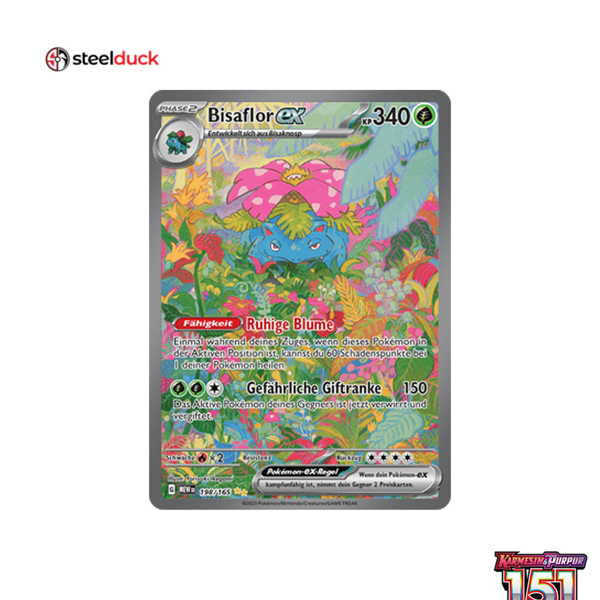 Bisaflor ex (198/165) 151 - Special Illustration Rare
