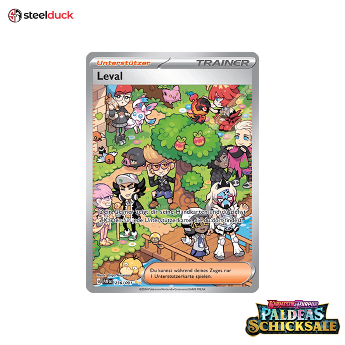 Leval (236/091) Paldeas Schicksale - Special Illustration Rare