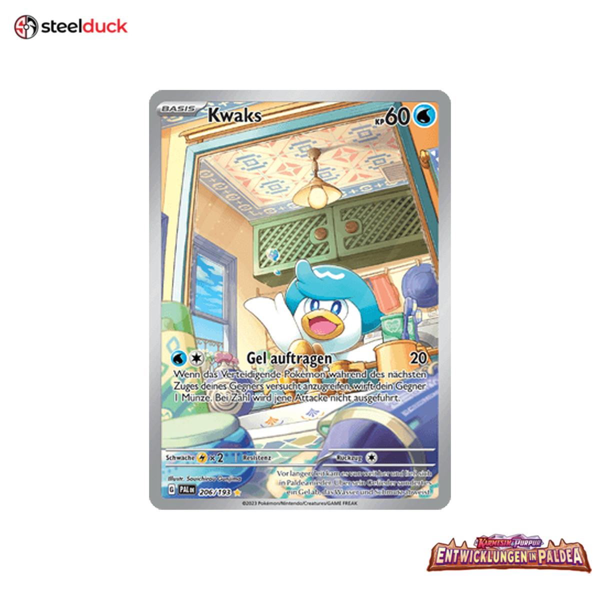 Kwaks (206/193) Entwicklungen in Paldea - Illustration Rare
