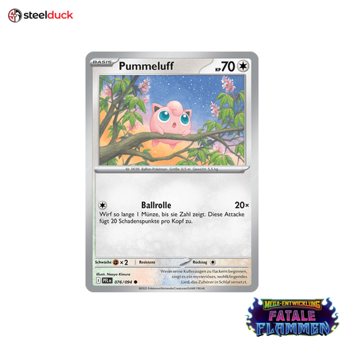 Pummeluff (076/094) Fatale Flammen - Common
